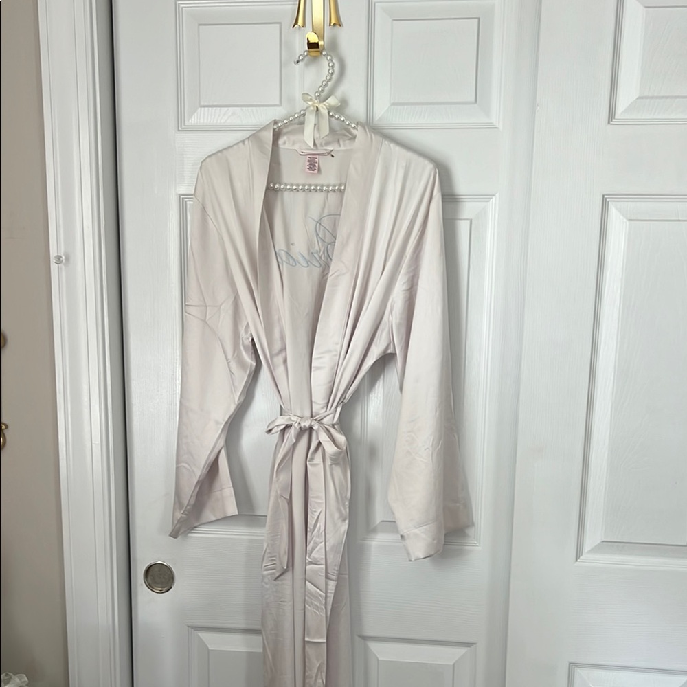 Victoria Secret Satin Bride Robe